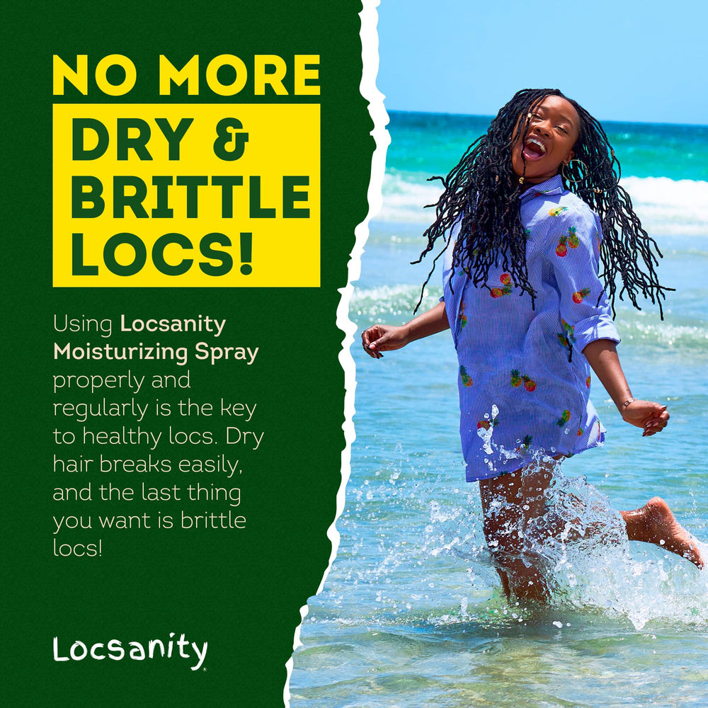 Locsanity: ingredientes vegetales que cuidan las locs con suavidad.