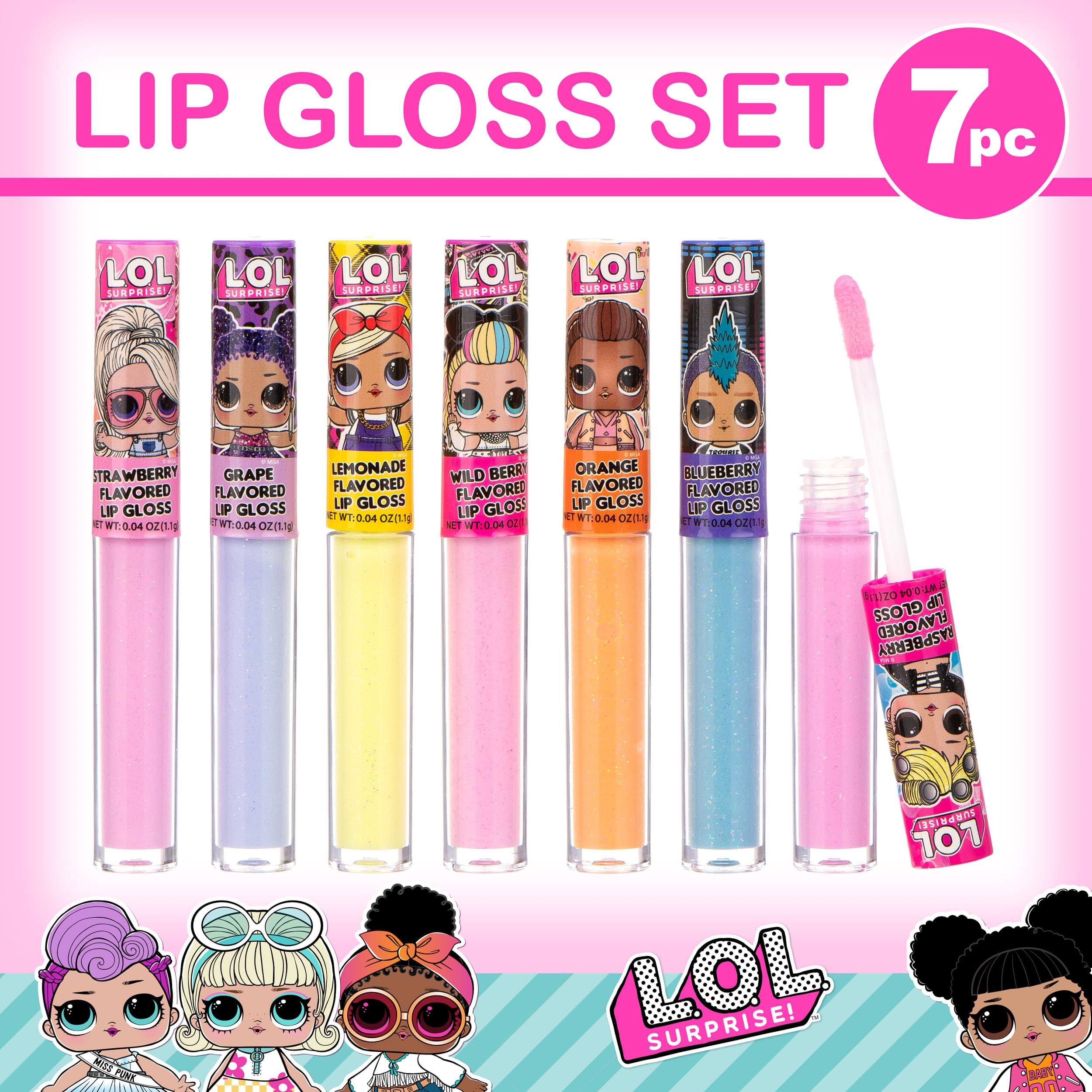 L.O.L. Surprise brillo labial limón para sabor cítrico