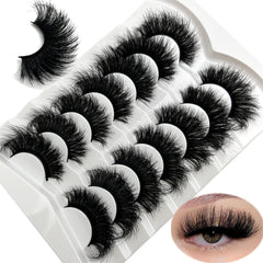 loladook pestañas vison 3d esponjosas para look suave y definido