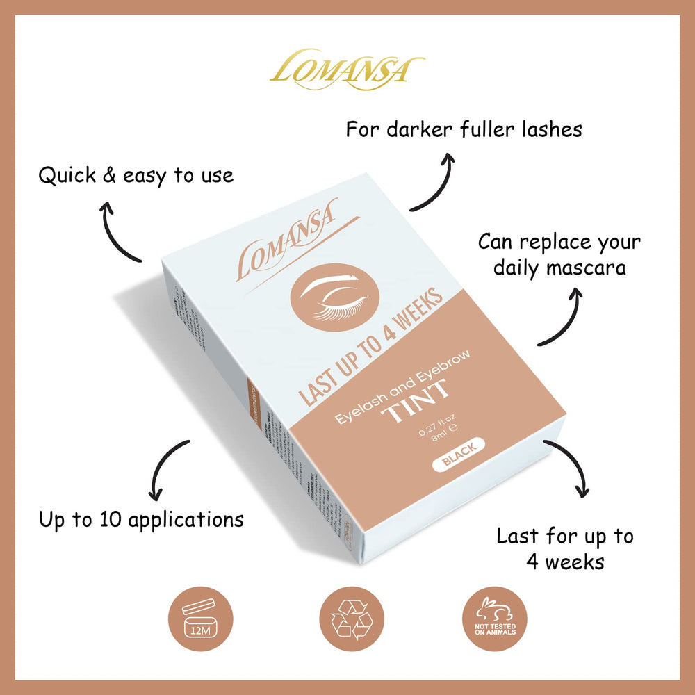 Lomansa: uso seguro y suave para pestañas y cejas