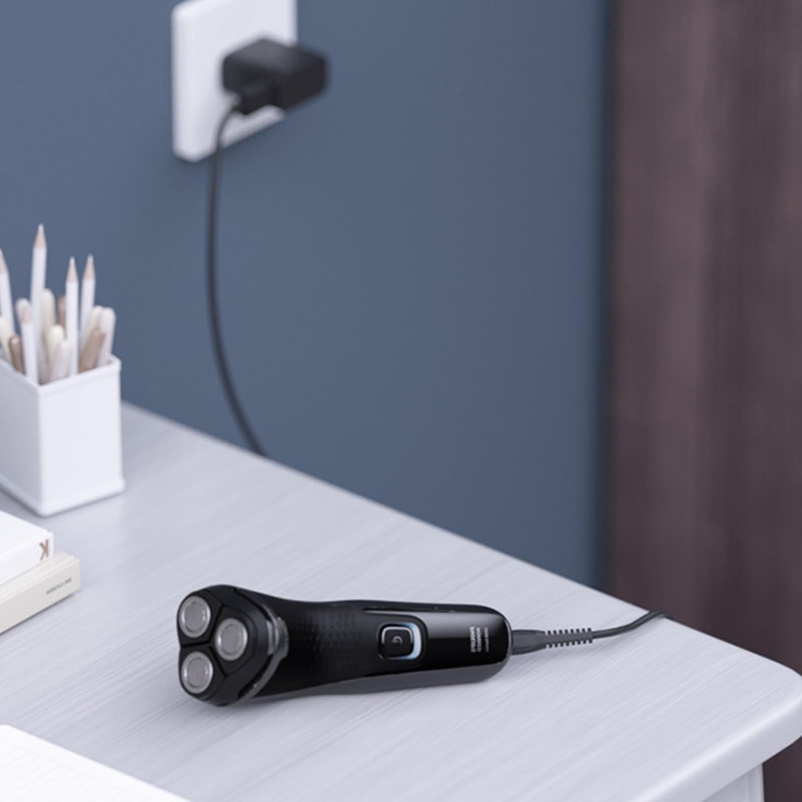 Lonzeais cargador 5V para Philips Norelco, diseño compacto para el baño o maletín.