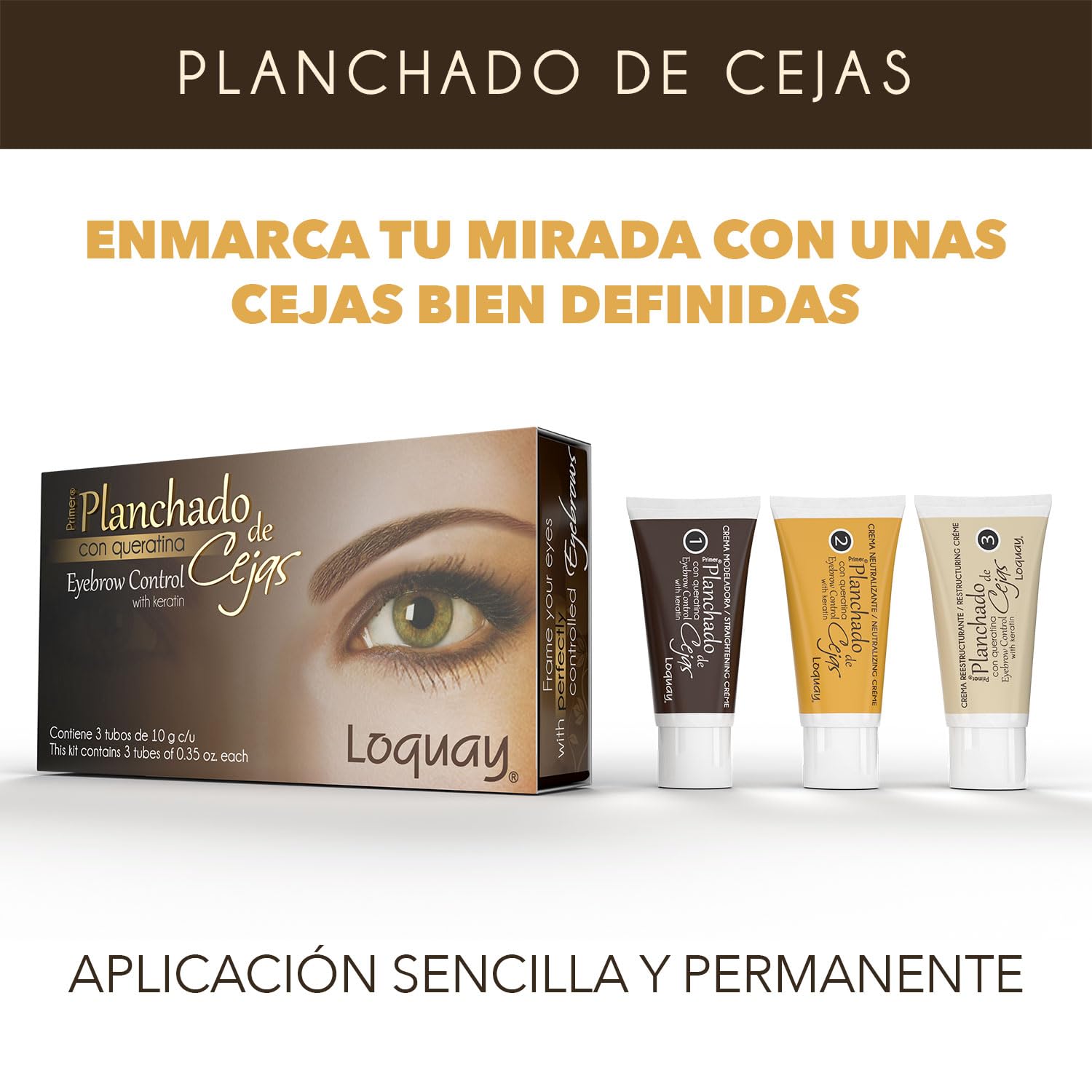 Brocha de aplicación Loquay para distribución precisa.