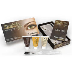 Crema neutralizante Loquay para fijar la forma de las cejas.