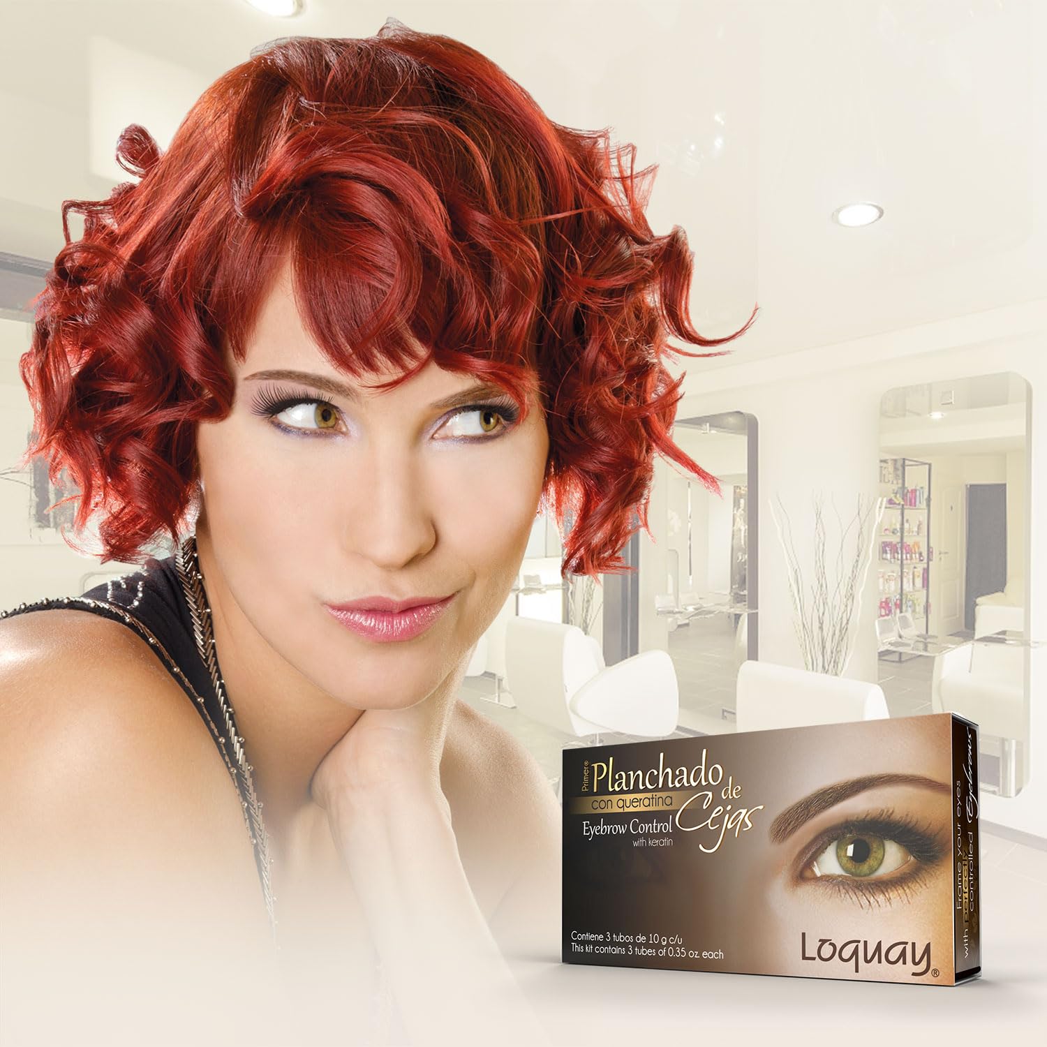 Uso profesional de Loquay para estilistas capacitados.