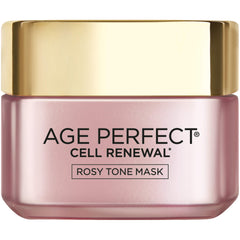 Mascarilla Age Perfect Rosy Tone Mask de L’Oréal Paris, empaque elegante para cuidado facial.