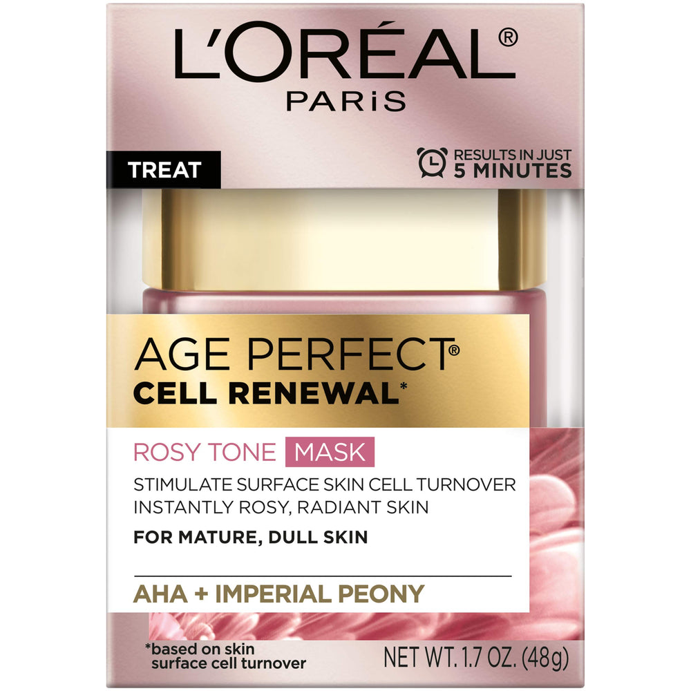 Gel frío de L’Oréal Paris Rosy Tone Mask para refrescar la piel.