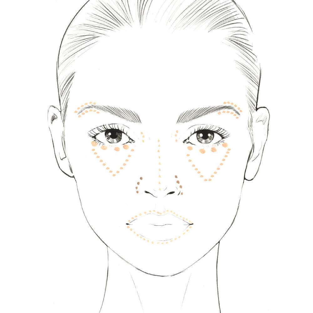 Uso con brocha para un acabado profesional y difuminado del corrector True Match.