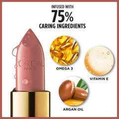 L’Oréal Paris Color Riche Satinado labial, gama tonos neutros y rosas.