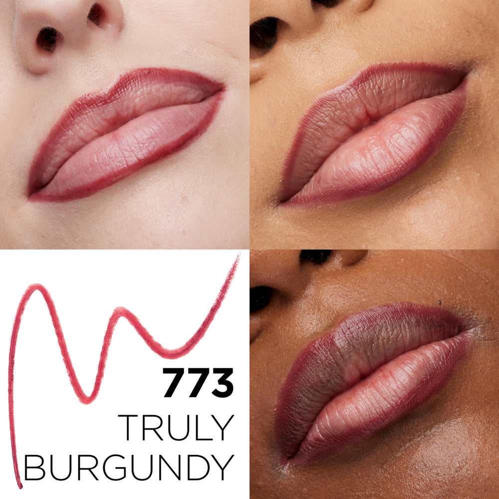 Colour Riche Lip Liner tono Truly Burgundy, muestra de color intenso.