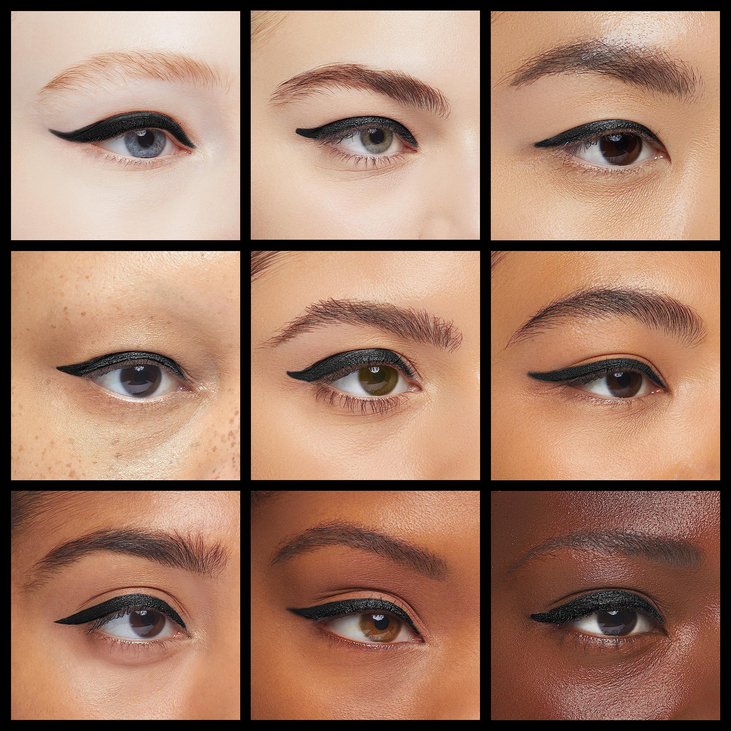 Delineador L'Oréal Paris, aplicador suave que desliza sin esfuerzo para trazos nítidos