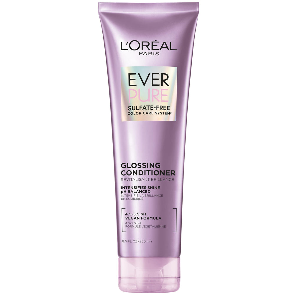 Acondicionador EverPure brillo intenso para cabello suave y saludable.