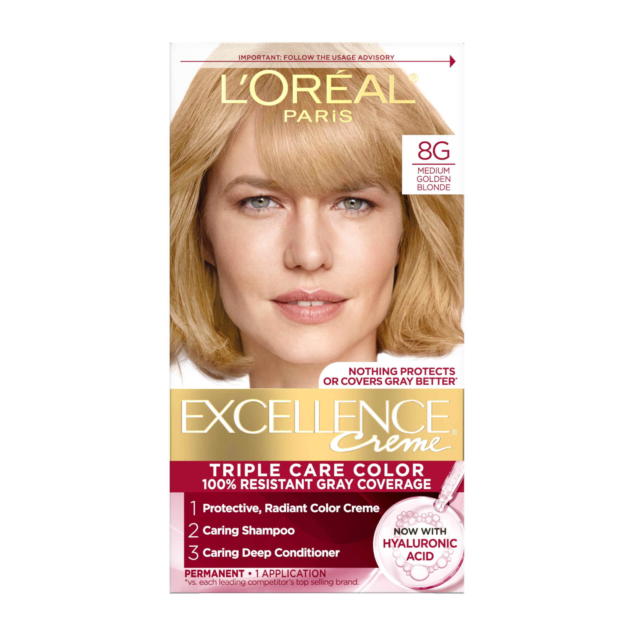 L'Oréal Paris Excellence Crème: empaque práctico para aplicar sin goteos y lograr color uniforme