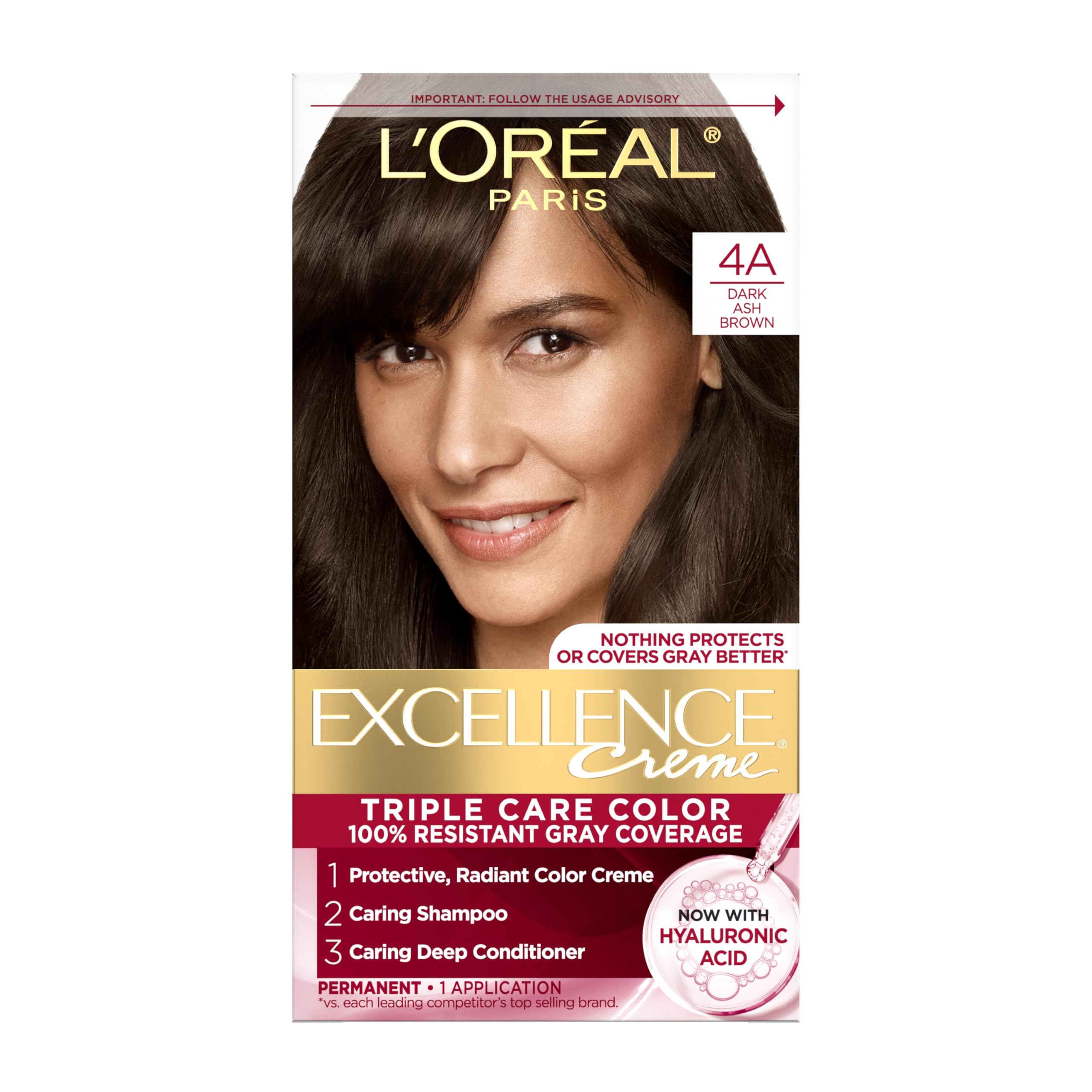 L'Oreal Paris Excellence Crème: empaque elegante para cobertura total de canas