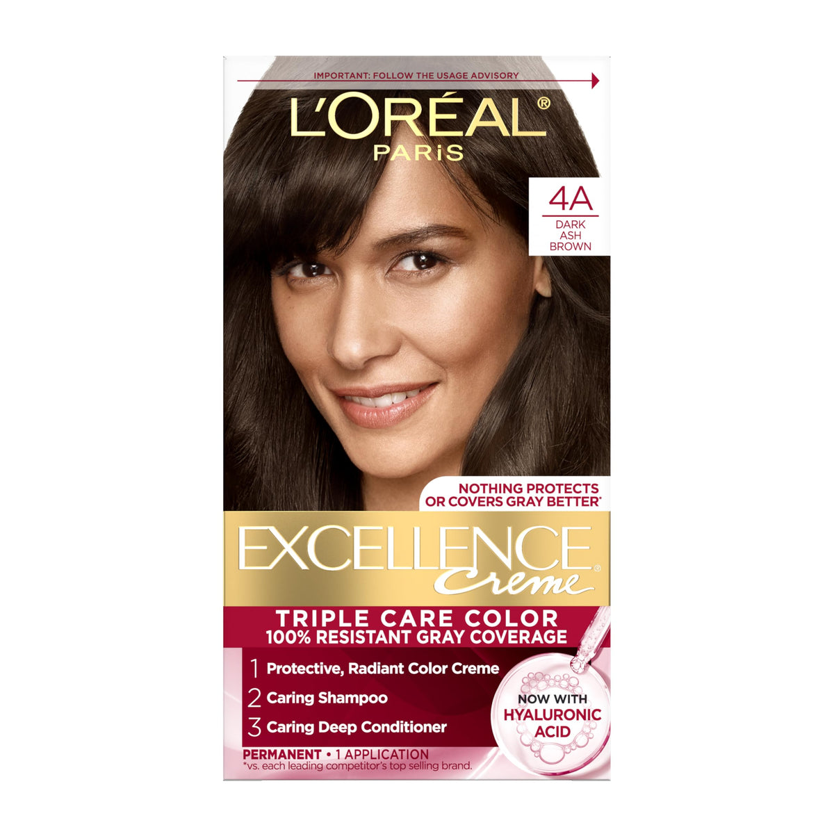L'Oreal Paris Excellence Crème: empaque elegante para cobertura total de canas