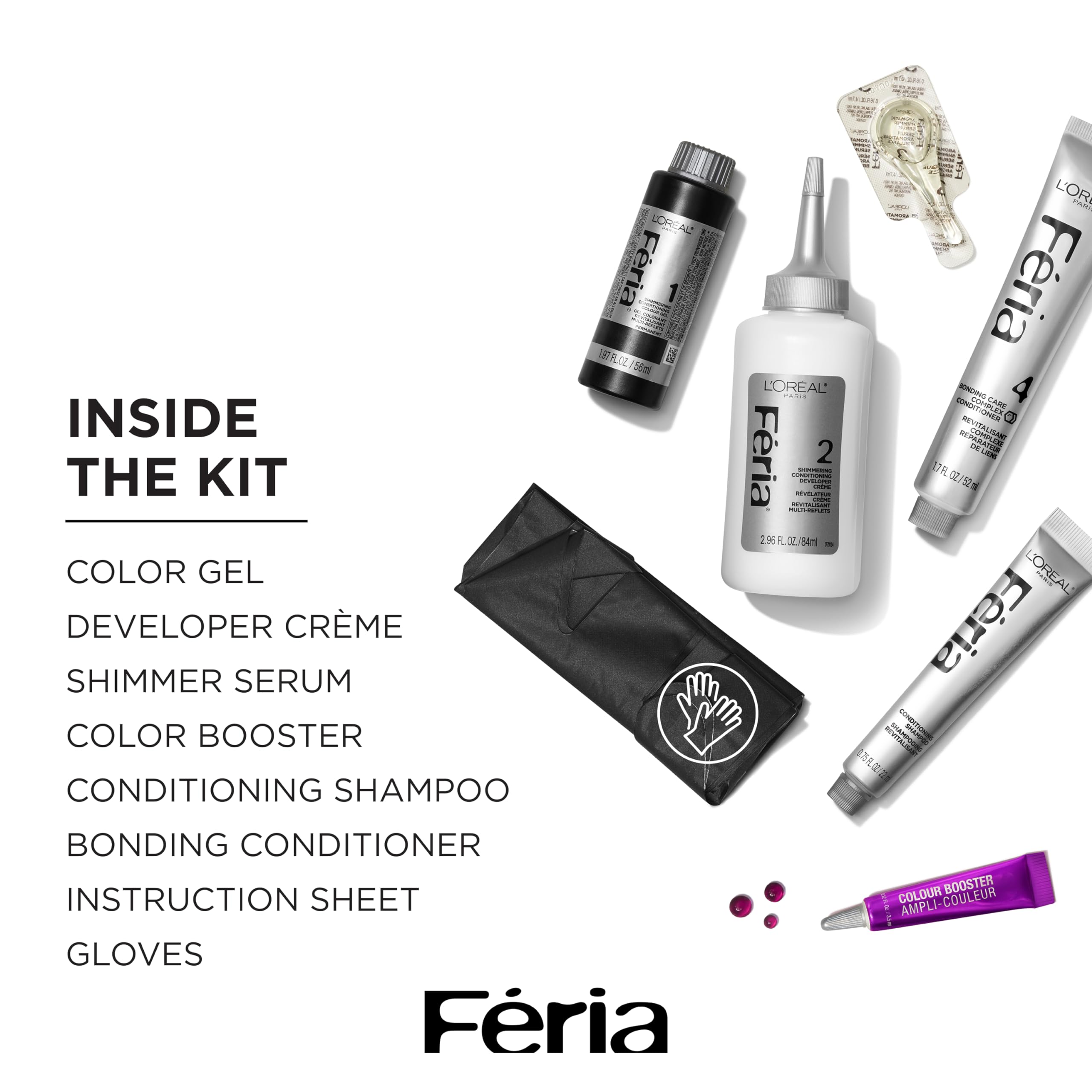 L'Oreal Paris Feria crema acondicionadora para nutrir y sellar el color.