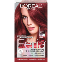L’Oréal Paris Feria R57 color cereza intenso en bote para brillo potencial