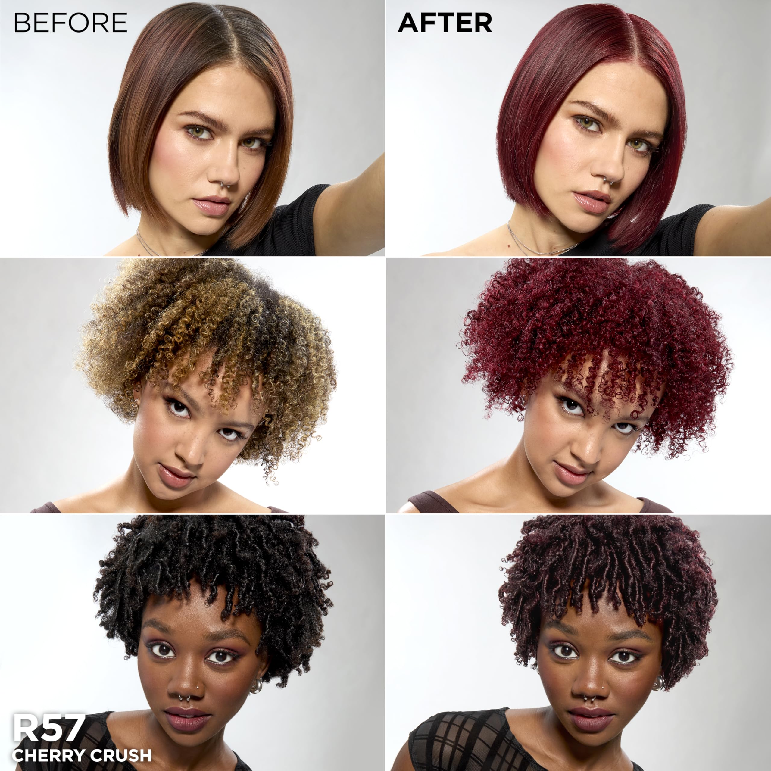 Color multifacetado Feria con brillo 3x en el cabello