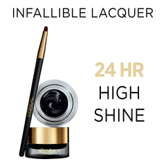 Infallible Lacquer Eyeliner definición estable y acabado lacado que perdura todo el día.