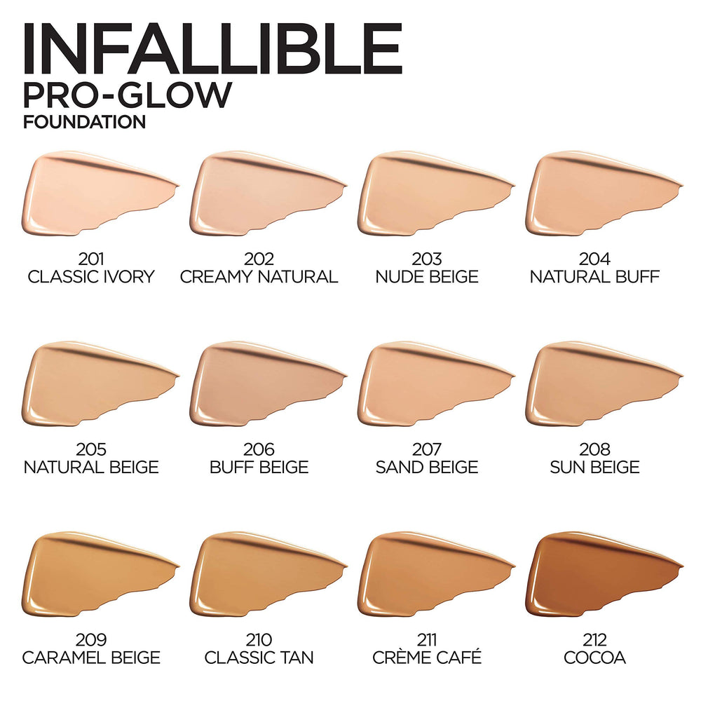 Protección SPF integrada en Infallible Pro Glow para uso diario