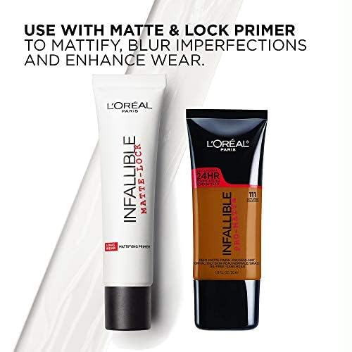 L'Oréal Paris Infallible Pro-Matte Foundation, prueba de duración para todo el día.