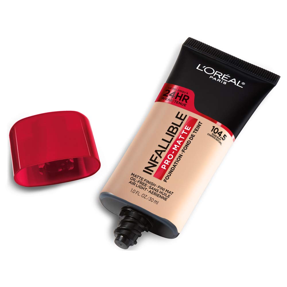 L’Oréal Paris Infallible Pro-Matte Foundation, aplicación con dedos para difuminado uniforme