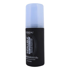 L'Oreal Paris Infallible Pro-Spray boquilla para aplicación suave que mantiene el maquillaje.