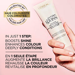 L'Oreal Paris Le Color Gloss cabello descolorido con tono revitalizado y brillo.