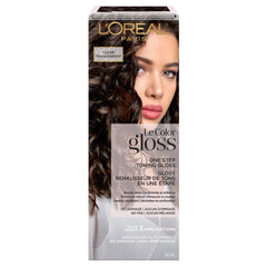 L'Oreal Paris Le Color One Step Toning Hair Gloss Transparente: brillo suave y color natural.