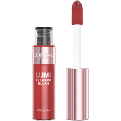 L'Oreal Paris Lumi Le Liquid Blush rosa brillante, para un color luminoso en las mejillas.