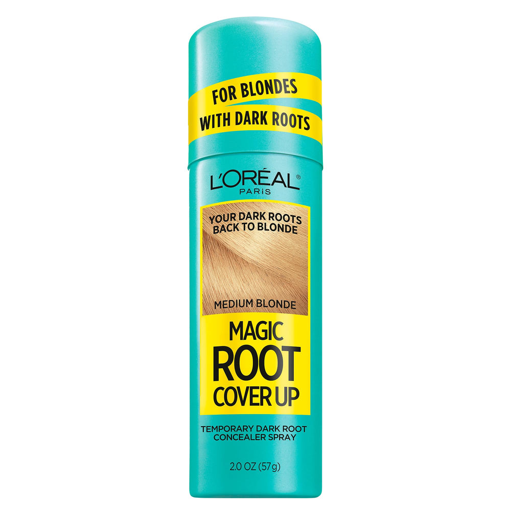 L'Oréal Paris Magic Root Cover Up: atomizador para rubio medio, cubre raíces al instante.