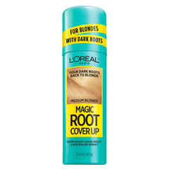 L'Oréal Paris Magic Root Cover Up: atomizador para rubio medio, cubre raíces al instante.