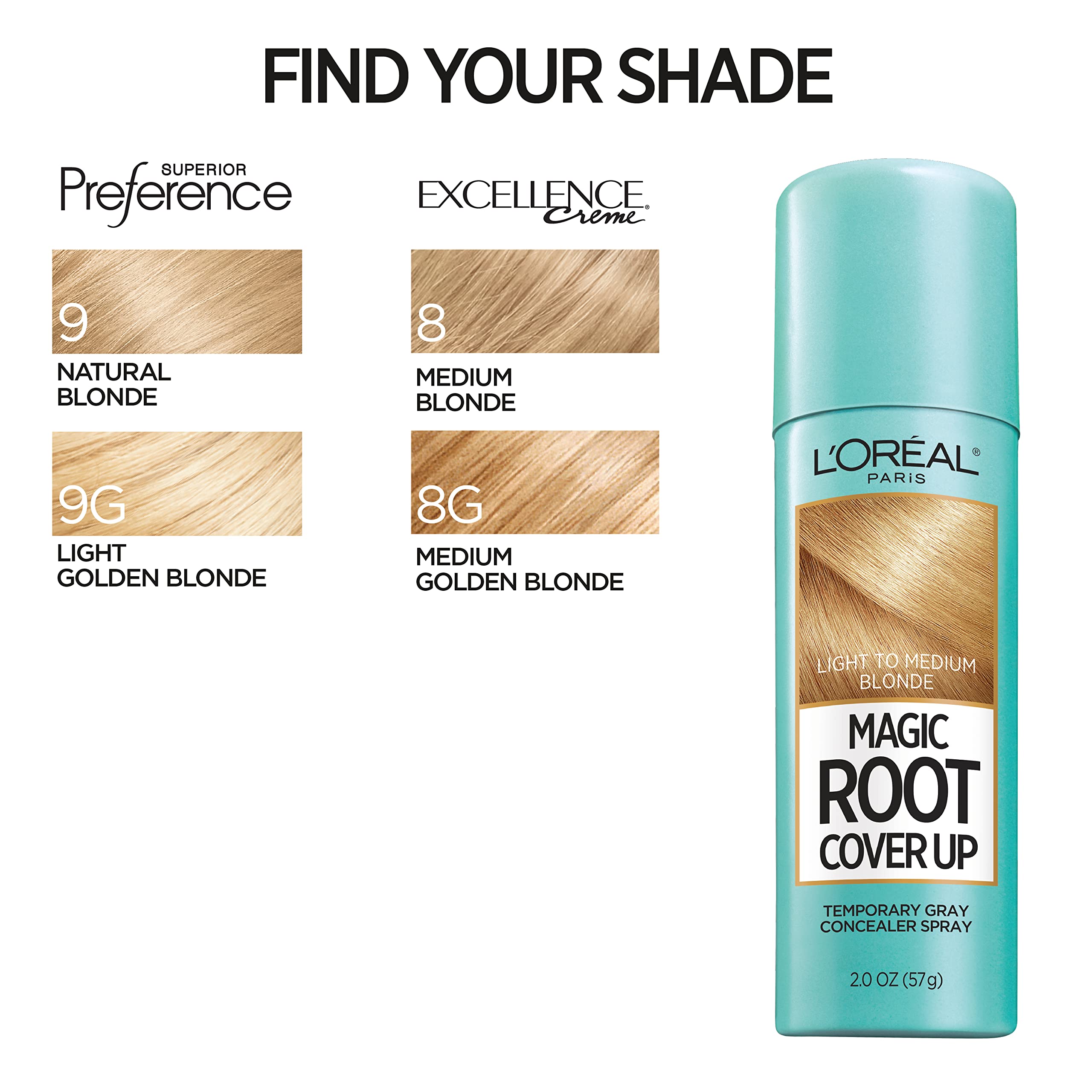 Compatible con tonalidades de coloración de L'Oreal Paris