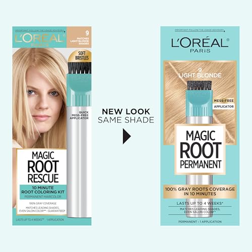 Aplicador preciso de L’Oréal Paris Magic Root Rescue facilita aplicar color sin salpicaduras.