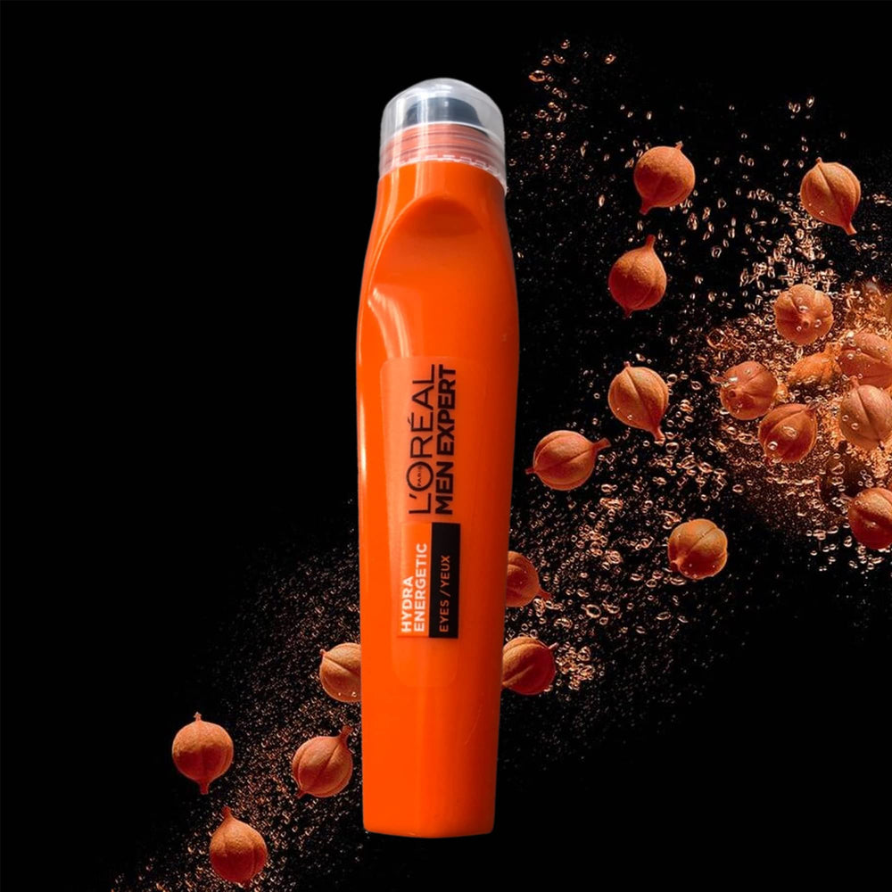 L'Oréal Paris Men Expert Hydra Energetic rodillo para ojos, efecto refrescante visible