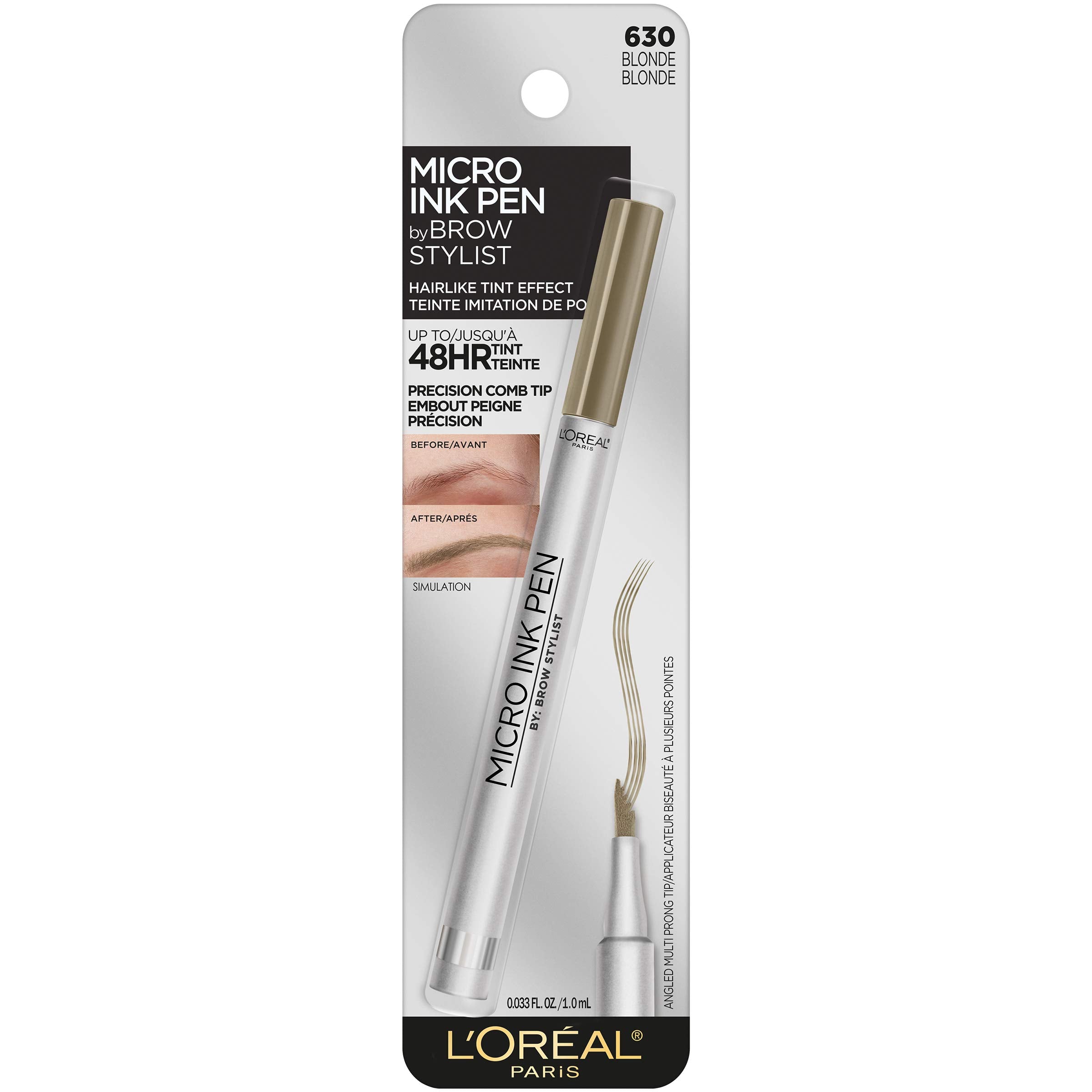L’Oréal Paris Micro Ink Pen aplicada con precisión para trazos realistas.