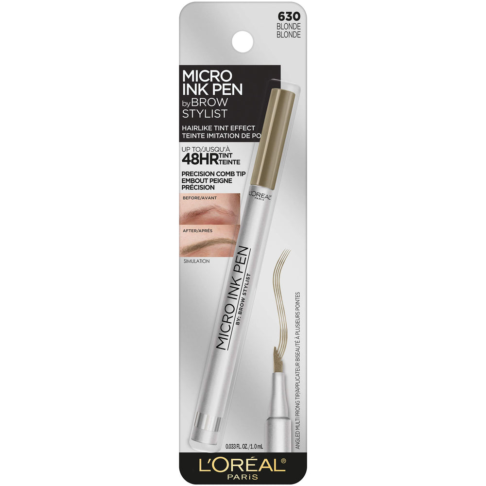 L’Oréal Paris Micro Ink Pen aplicada con precisión para trazos realistas.