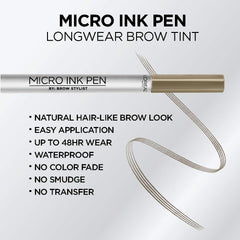L’Oréal Paris Micro Ink Pen dura hasta 48 horas con color estable.