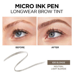L’Oréal Paris Micro Ink Pen efecto pelo en cejas para un aspecto natural.