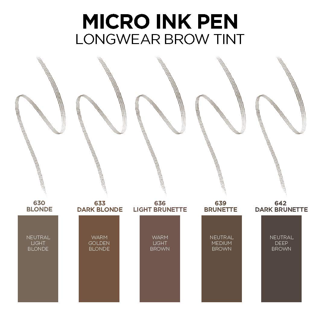 L’Oréal Paris Micro Ink Pen tintado duradero para cejas definidas.