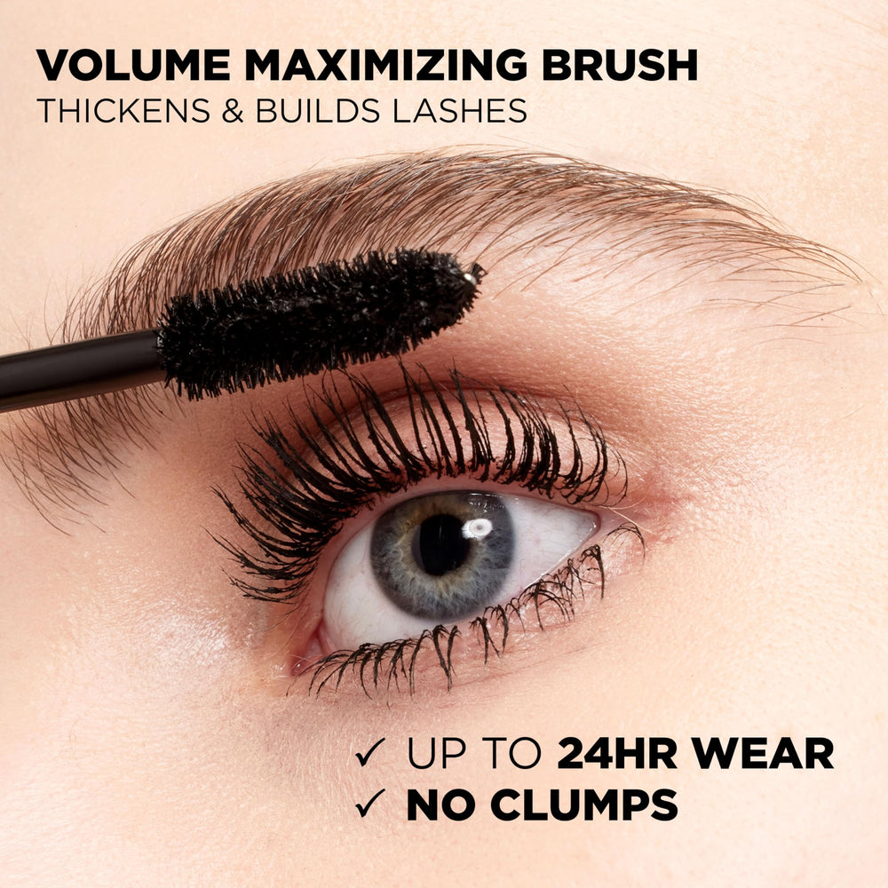 L'Oreal Paris Original Voluminous Mascara aplicación de pestañas muestra separación y definición