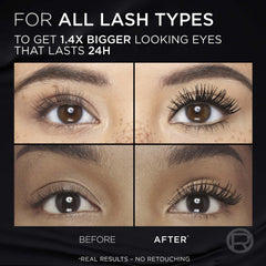 L'Oreal Paris Panorama Mascara alargamiento visible para ojos más abiertos