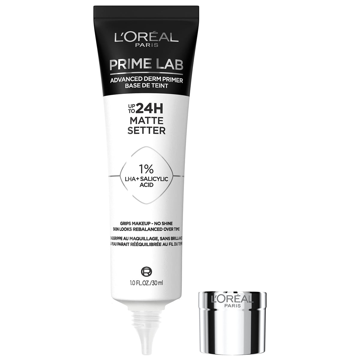 L’Oréal Paris Prime Lab Matte Setter en bote, ayuda a controlar el brillo.