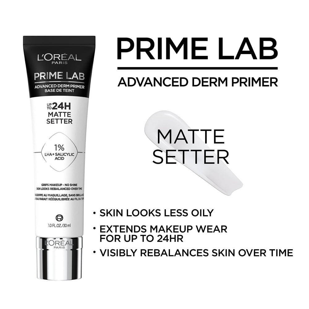 L’Oréal Paris Prime Lab Reductor de Poros, textura refinada para un acabado suave.