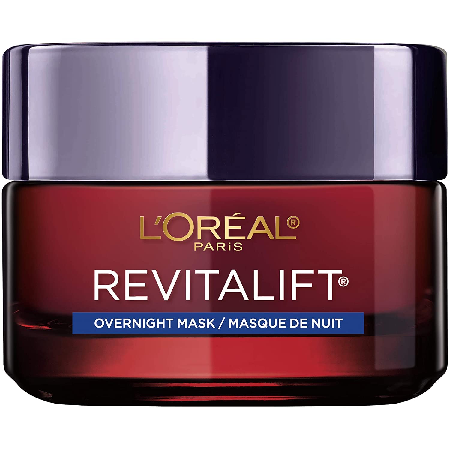 L'Oreal Paris Revitalift Triple Power, mascarilla nocturna, hidrata y reduce arrugas.