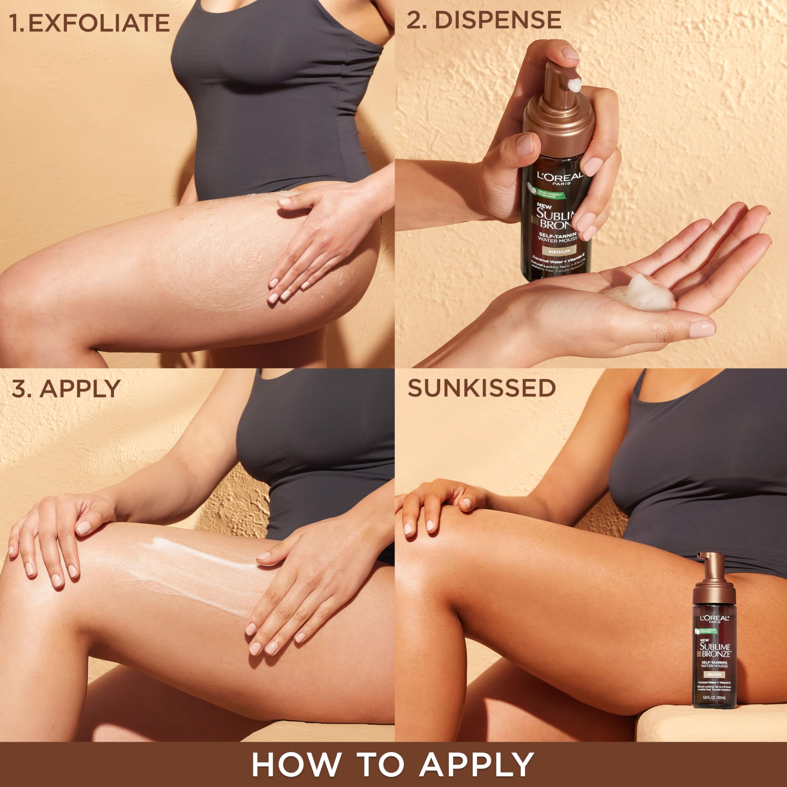 L’Oréal Paris Sublime Bronze Mousse: sensación ligera que se asienta sin manchas.
