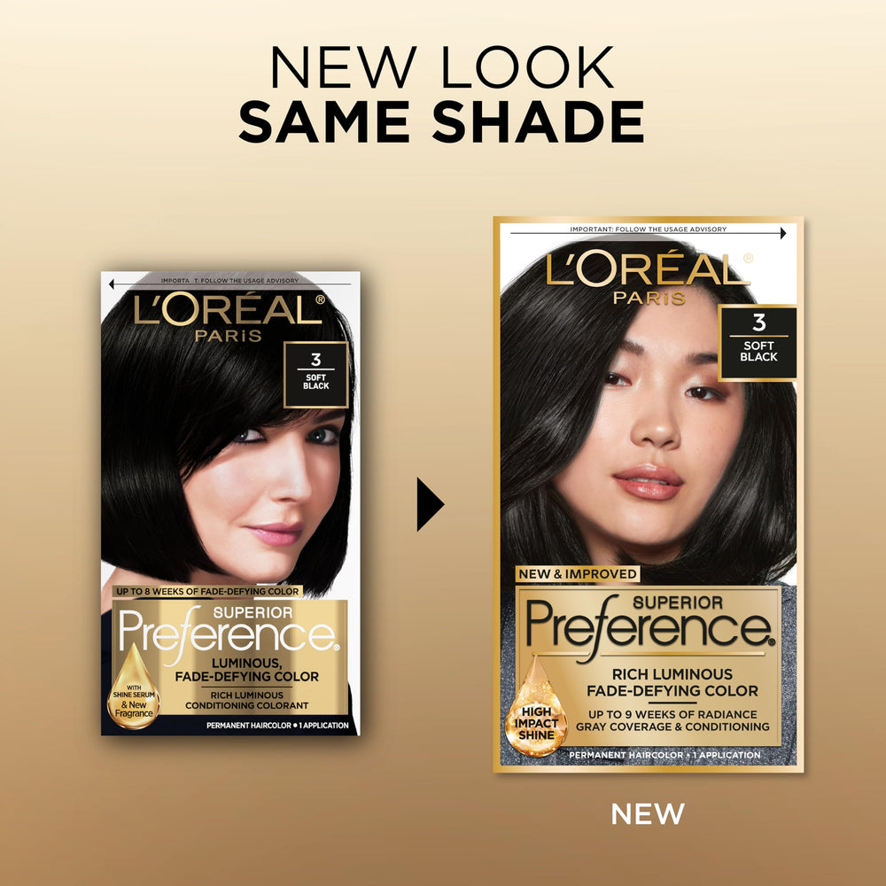 L'Oréal Paris Superior Preference crema reveladora para cobertura de canas y tono uniforme.