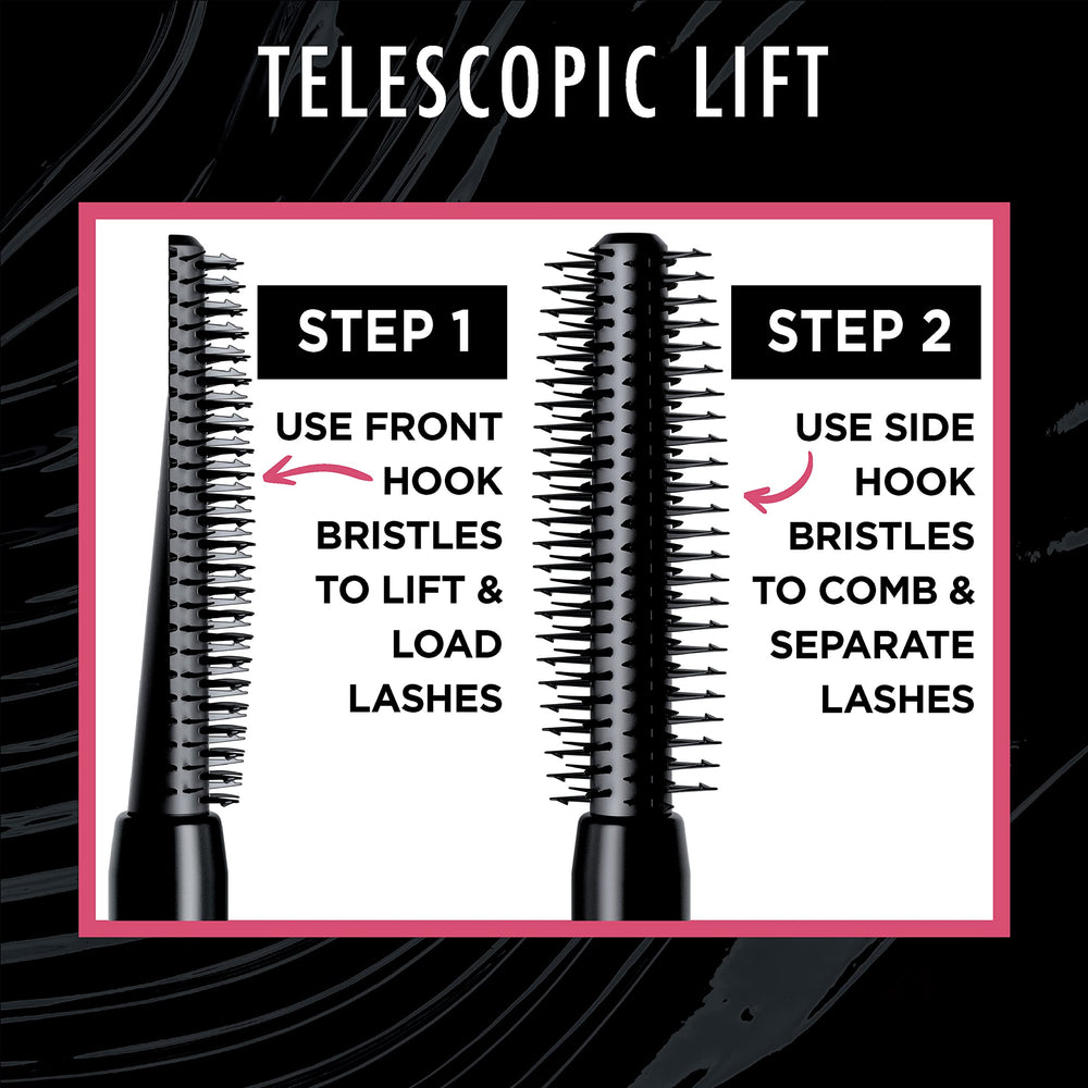 L'Oreal Paris Telescopic Lift: alargamiento de hasta 36 horas para mirada impactante.