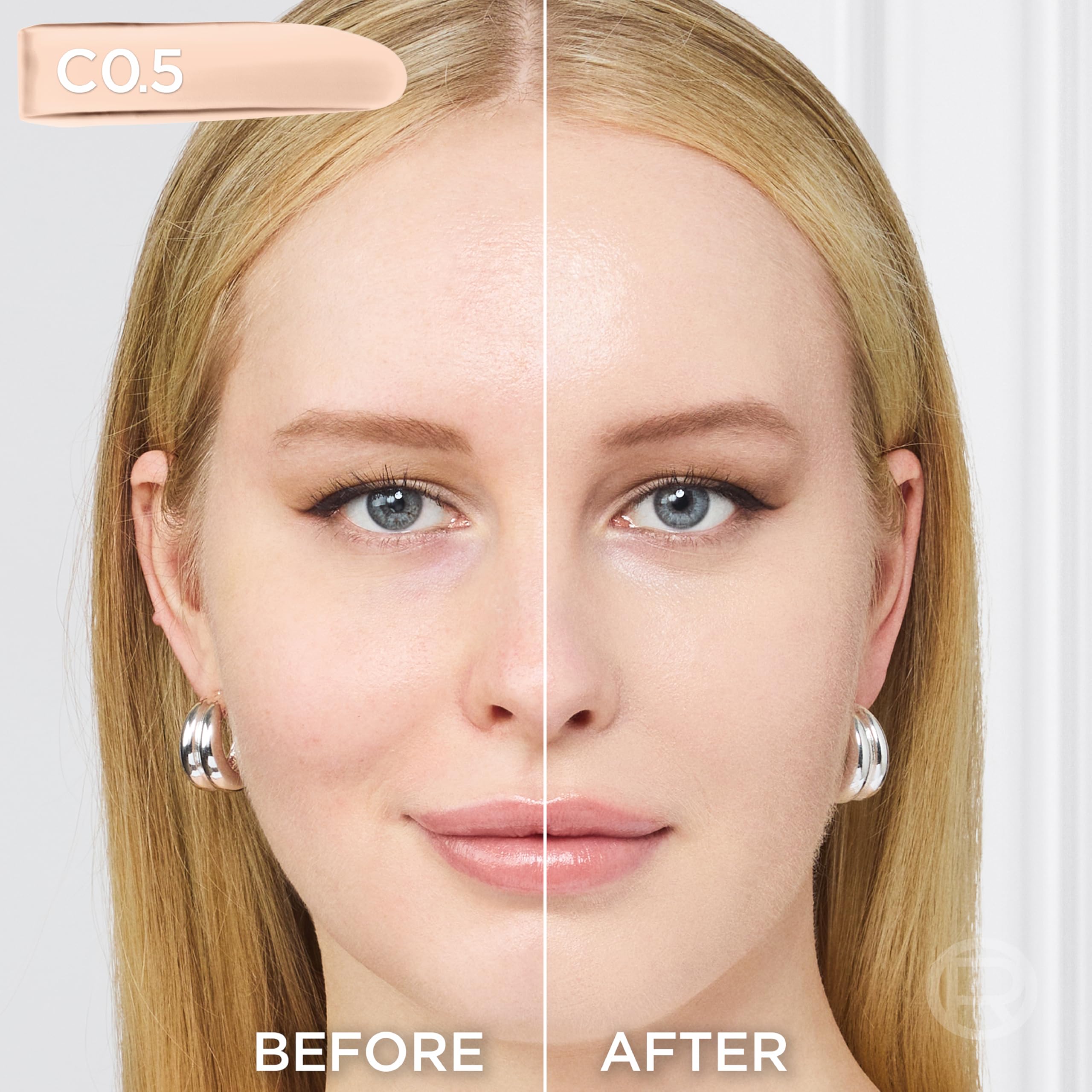 L'Oreal Paris True Match shade swatches show undertone variety.