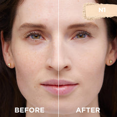 L'Oréal Paris True Match Polvo base sin aceite, aplicador incluido para aplicación rápida y uniforme.