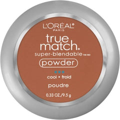 Polvo True Match de L’Oréal Paris Nut Brown C7, acabado natural y tono uniforme.